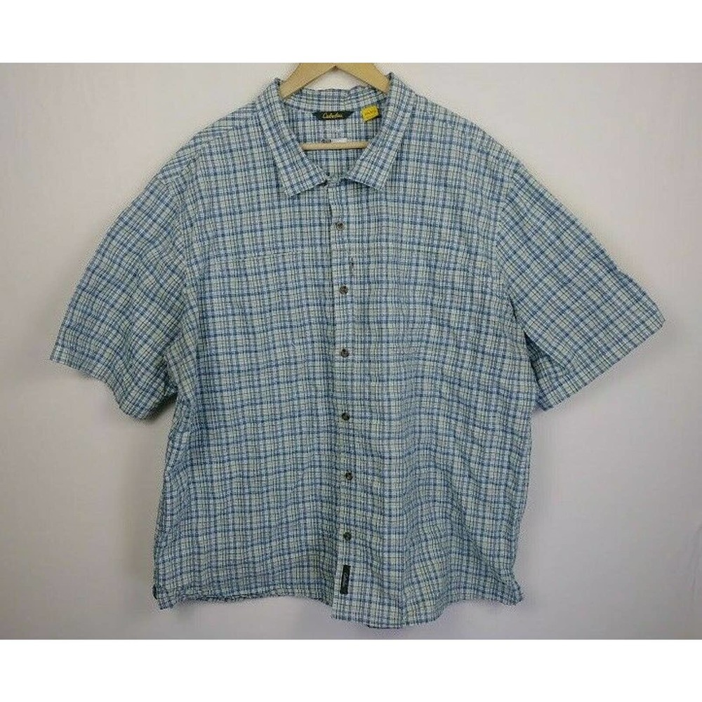 Cabelas Mens Shirt Short sleeve 2XL